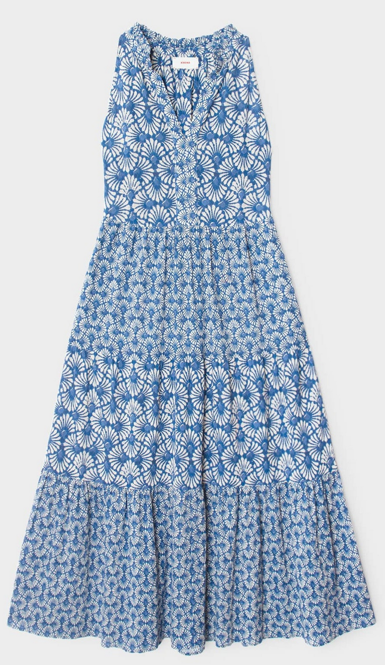 Cobalt shell daphnie dress