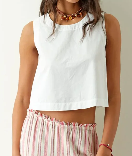 White Lenore Top