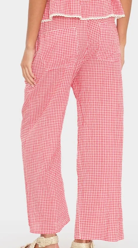 Cherry red olson pant