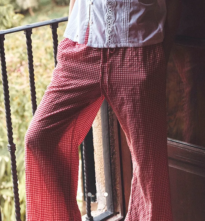 Cherry red olson pant