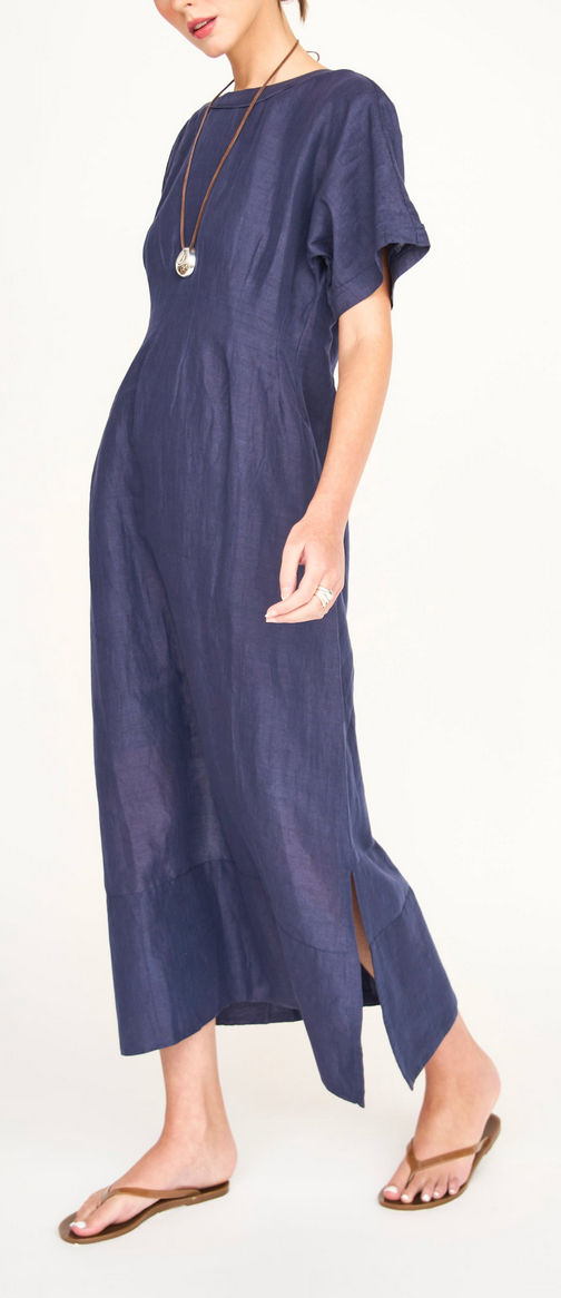 Wailea Dress in Blueberry