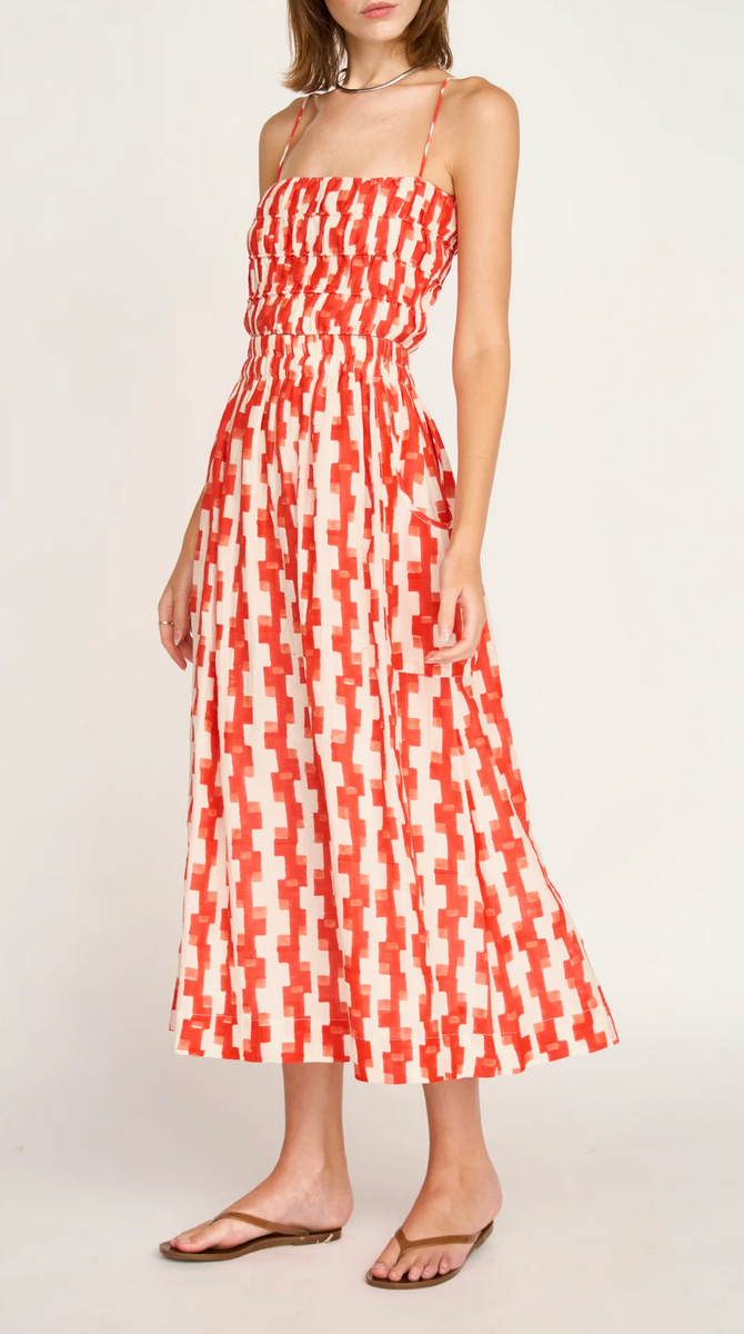 Verona skirt in cherry hopscotch