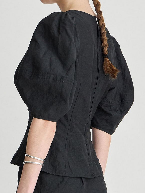 Sculpted Bina Top Black