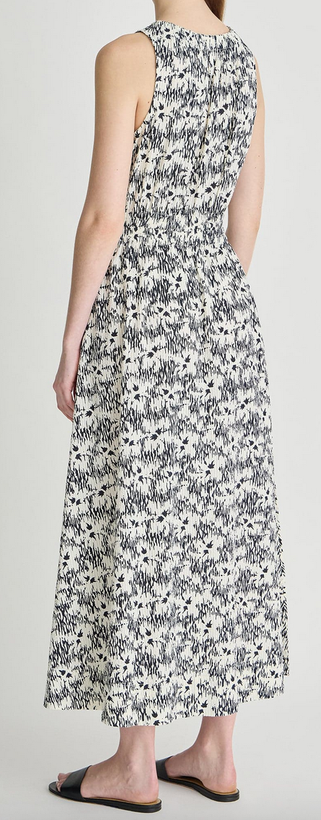 Textured Bali Tank Dress Tropical Midnight