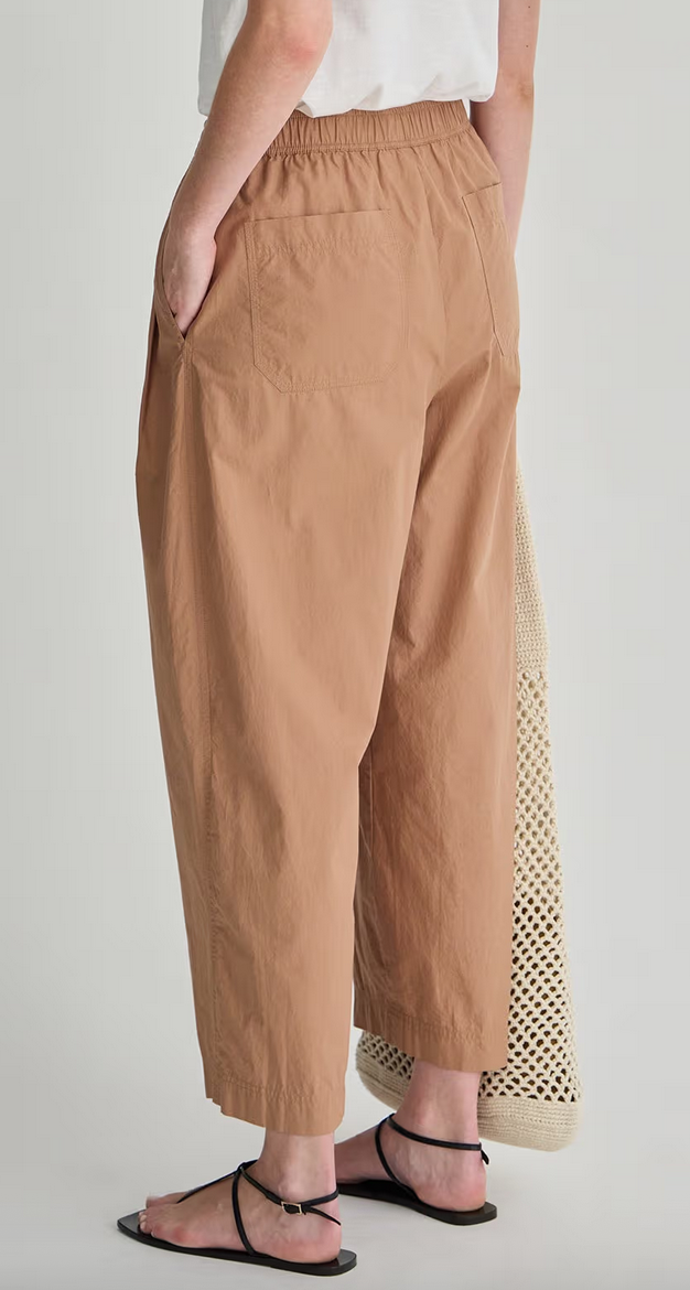 Spa Pleat Pant Deep Khaki