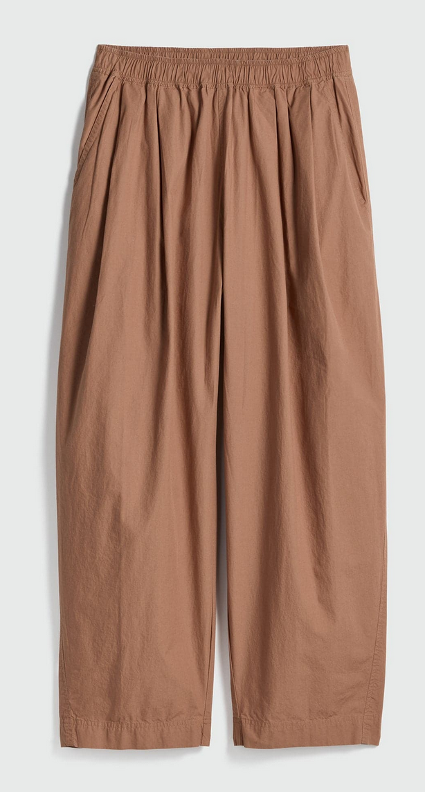 Spa Pleat Pant Deep Khaki