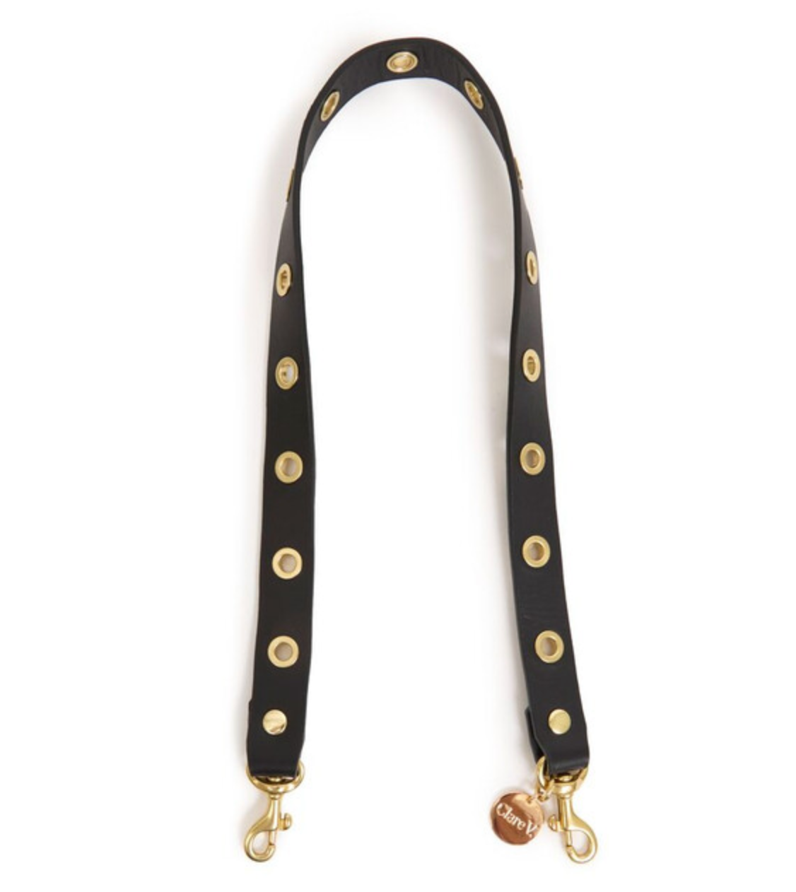 Shoulder strap black with grommets