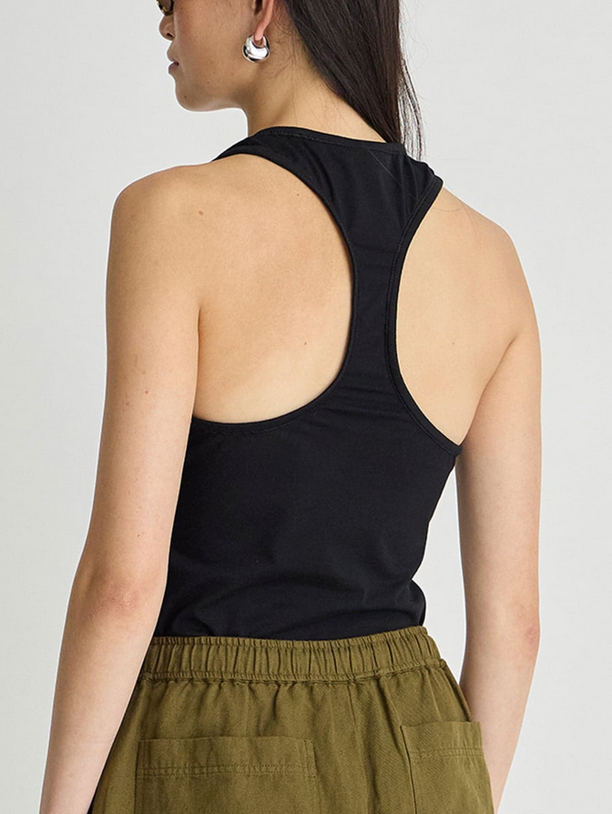 Ten Racer Tank Black
