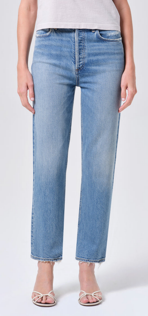 90's Pinch Waist Crop (Weightless Stretch) in Renew