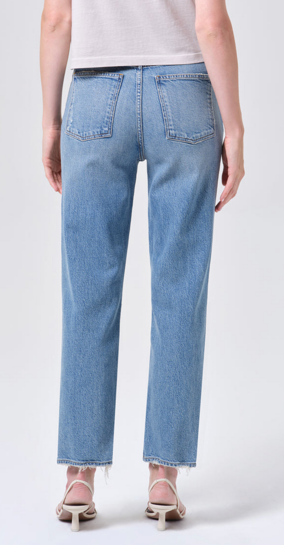 90's Pinch Waist Crop (Weightless Stretch) in Renew