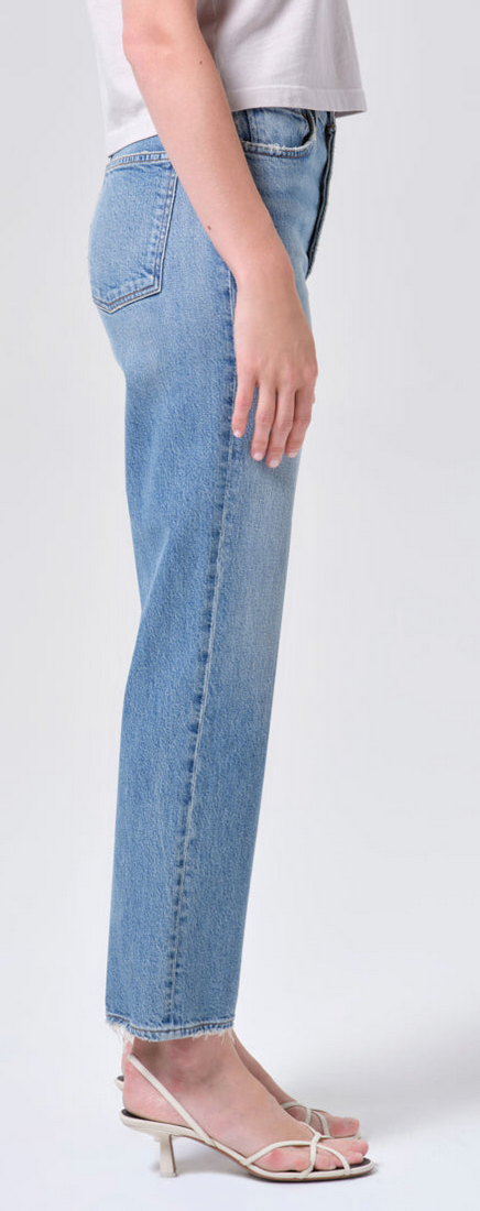90's Pinch Waist Crop (Weightless Stretch) in Renew