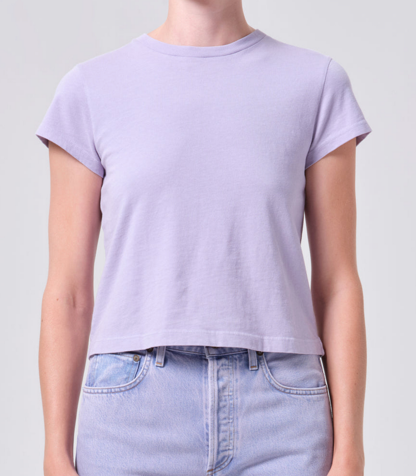 Adine Shrunken Tee In Lilac