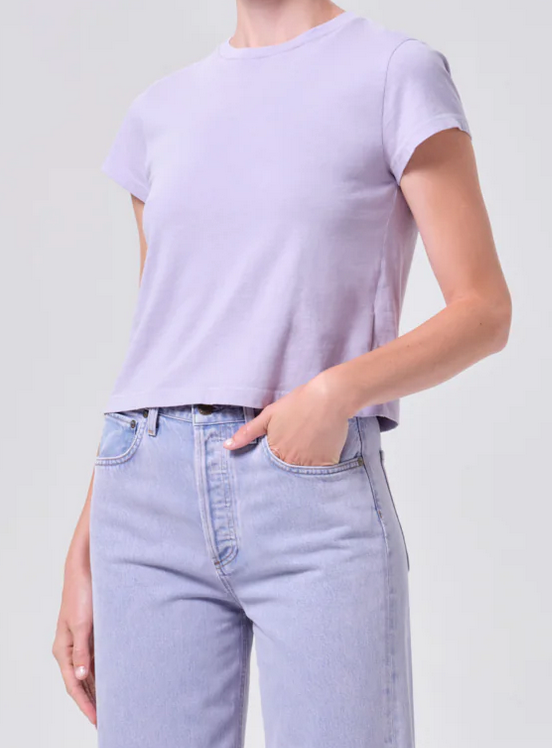 Adine Shrunken Tee In Lilac