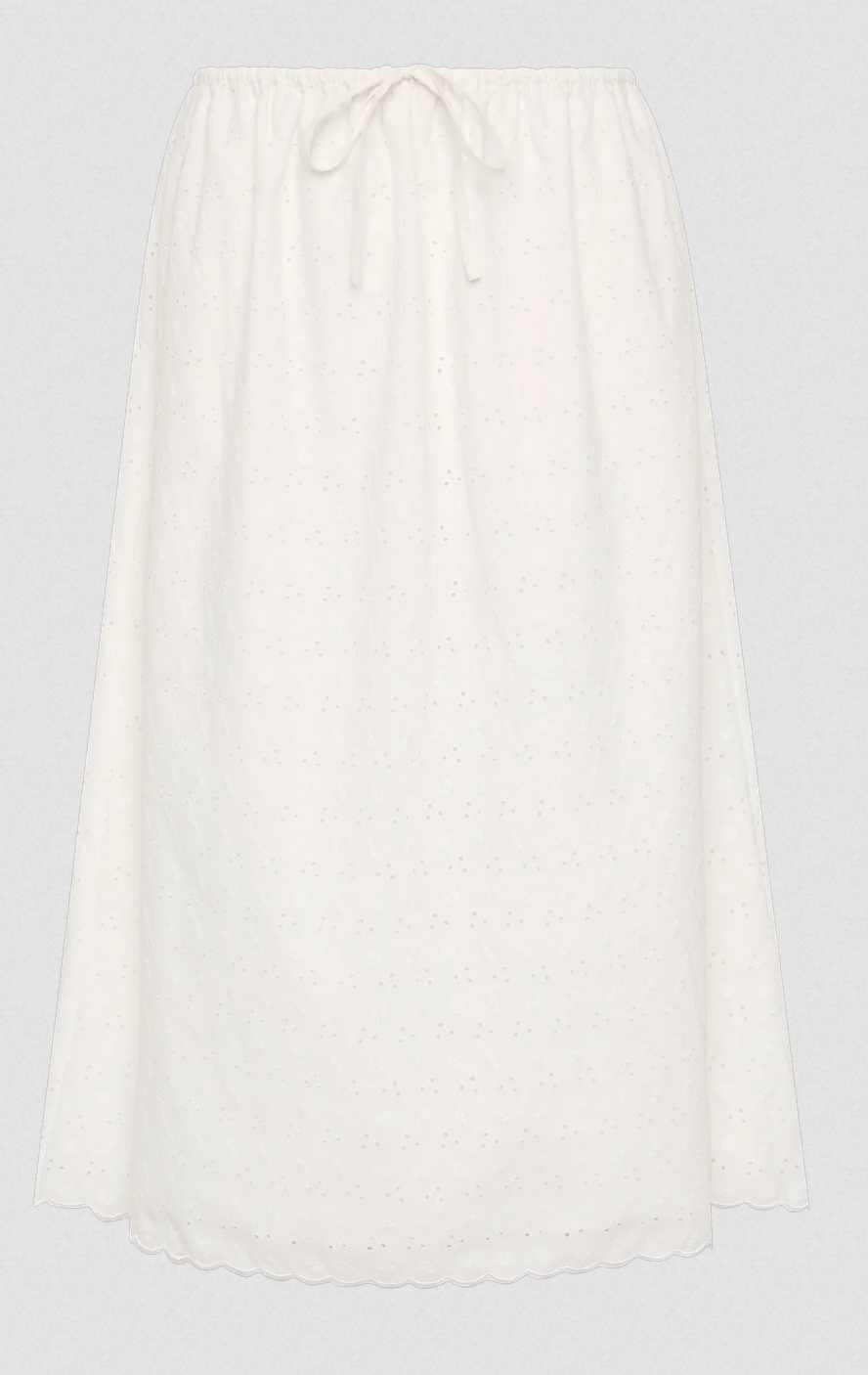 Santana Skirt Lucy Broderie White