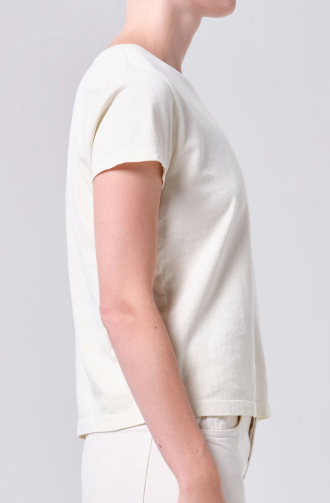 Long Line Adine Tee in Blonde