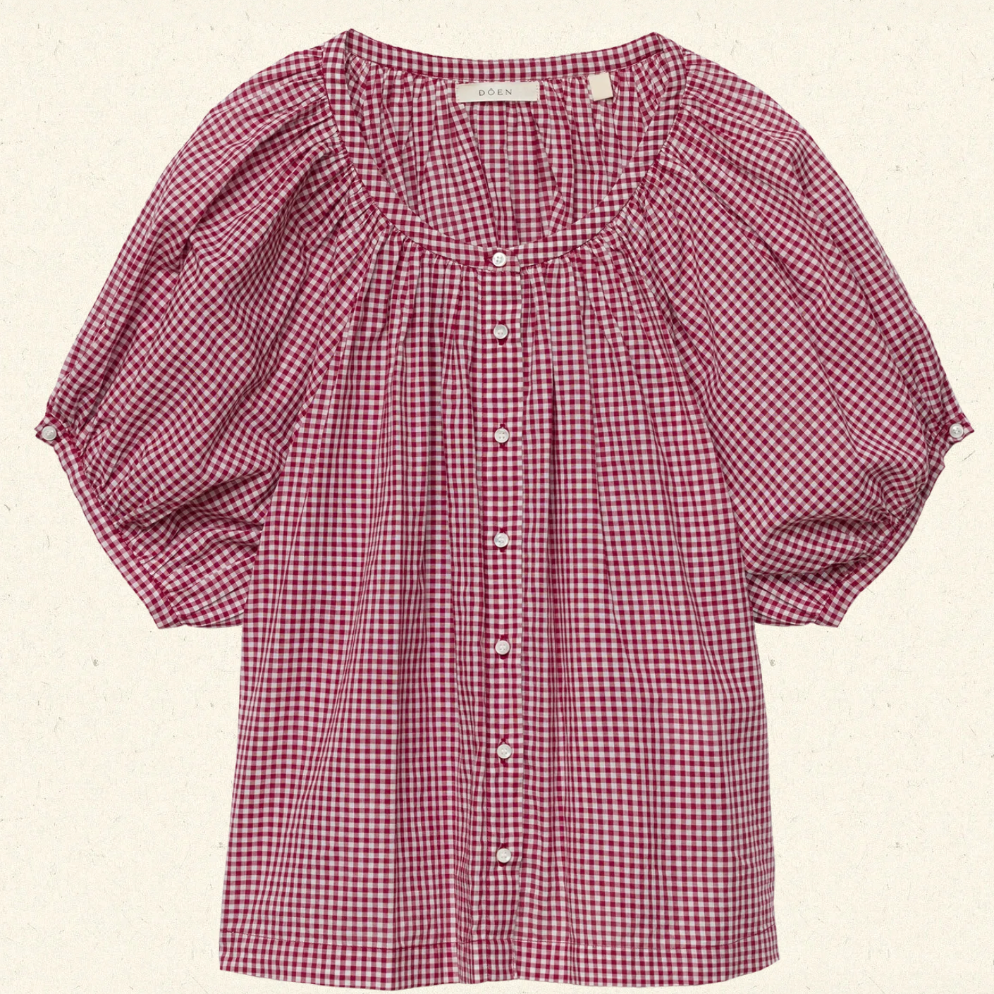 June top mulberry la maddalena gingham