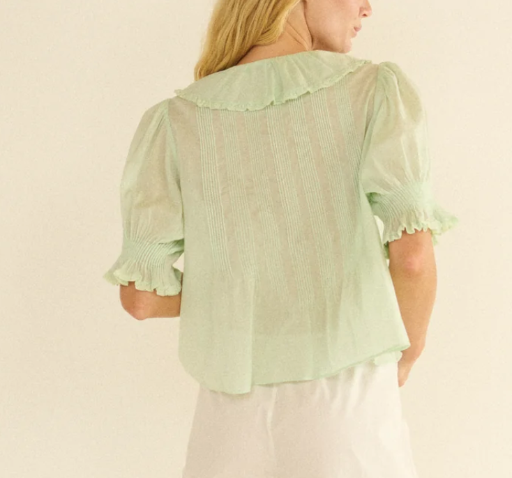 Henri Top Seafoam