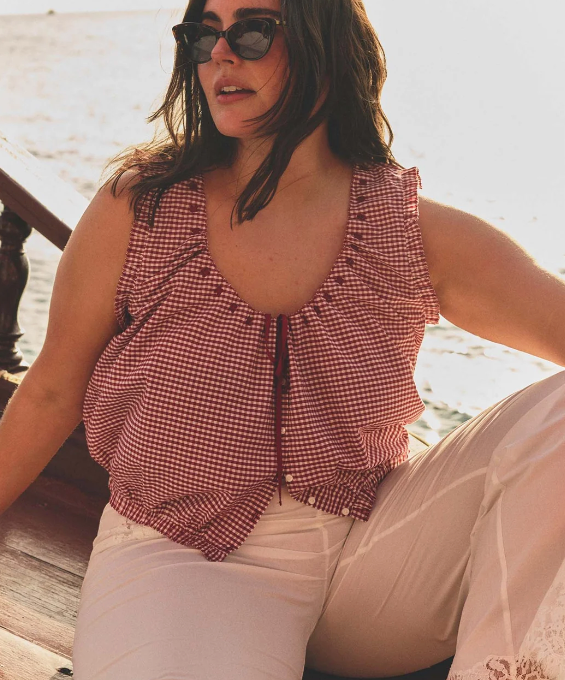 Traveler Top in Mulberry La Maddalena