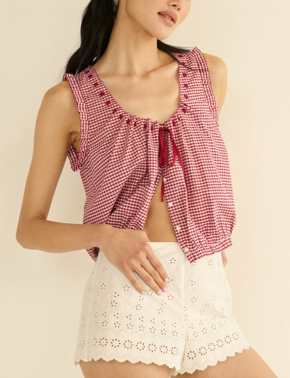 Traveler Top in Mulberry La Maddalena