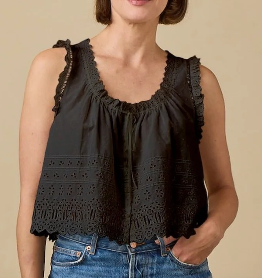 Toussine Top Black