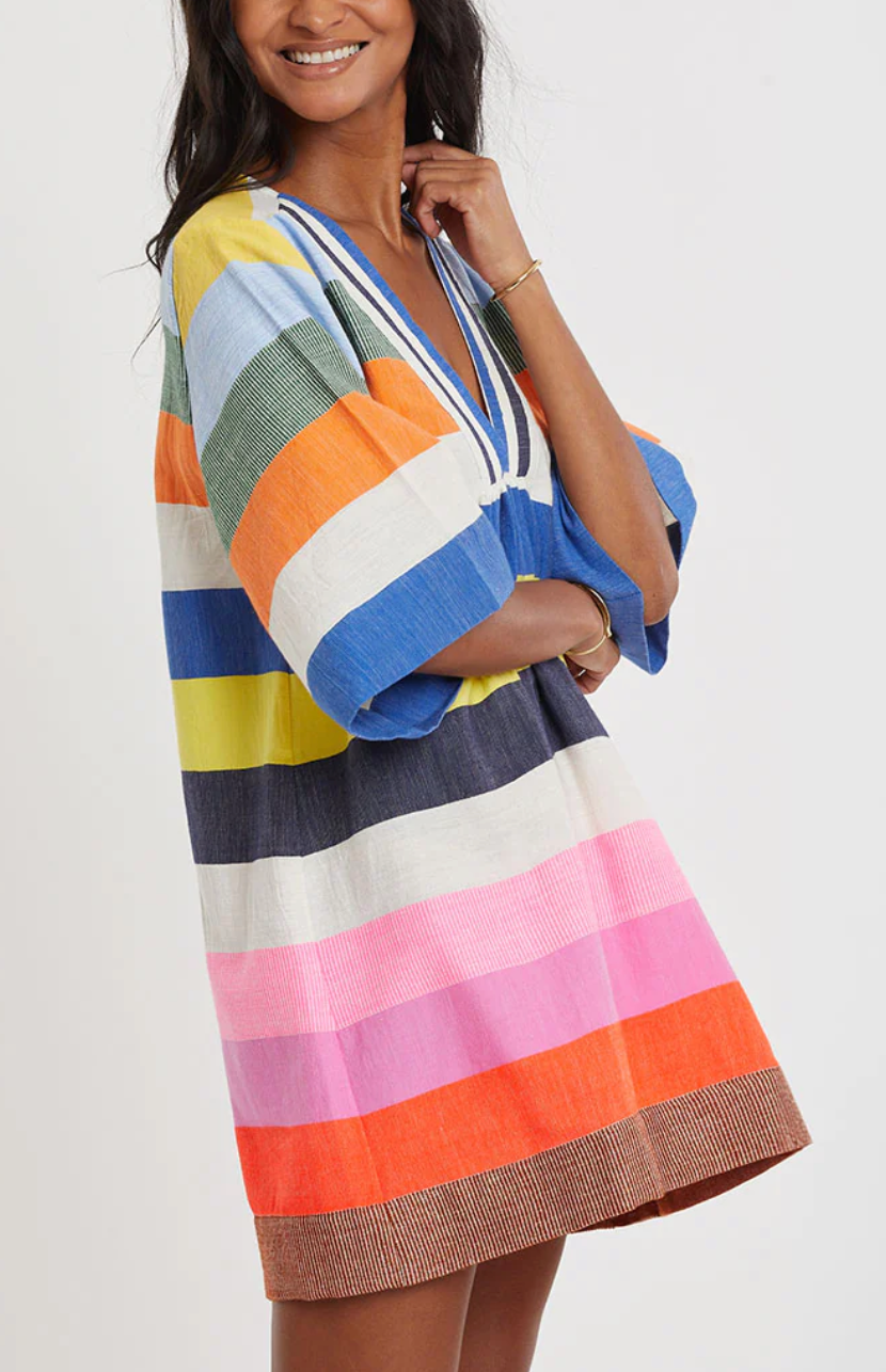 Belkis V Neck Caftan Pariti Fiesta