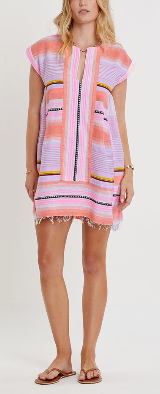 Elina Caftan Kiremiti Pink