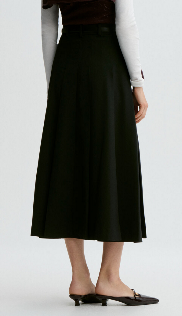 Edena Midi Skirt Black