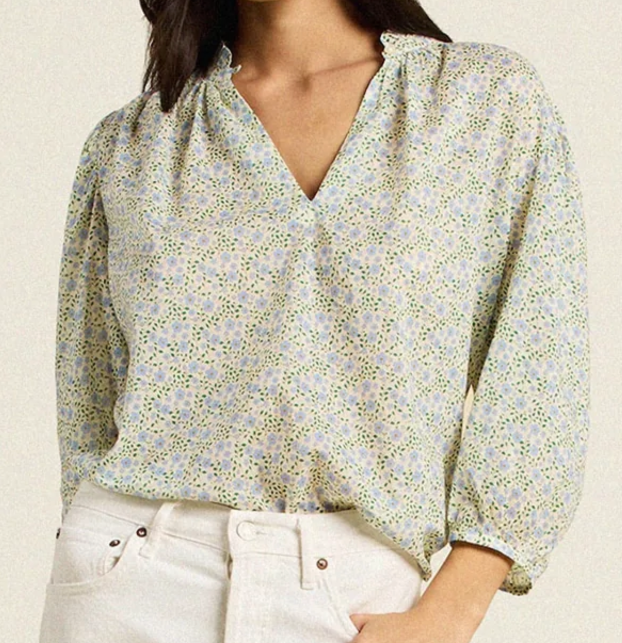 orly blouse nantucket ditsy
