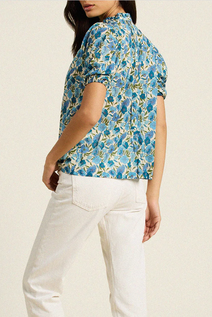 mira blouse cielo floral