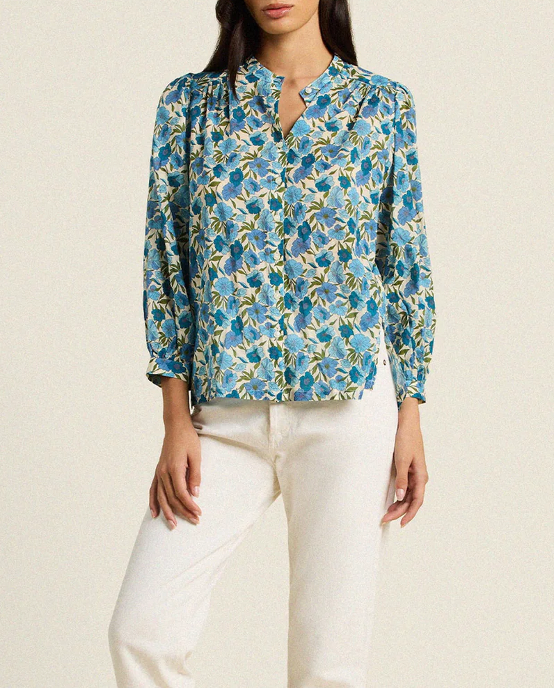 Clara blouse cielo floral