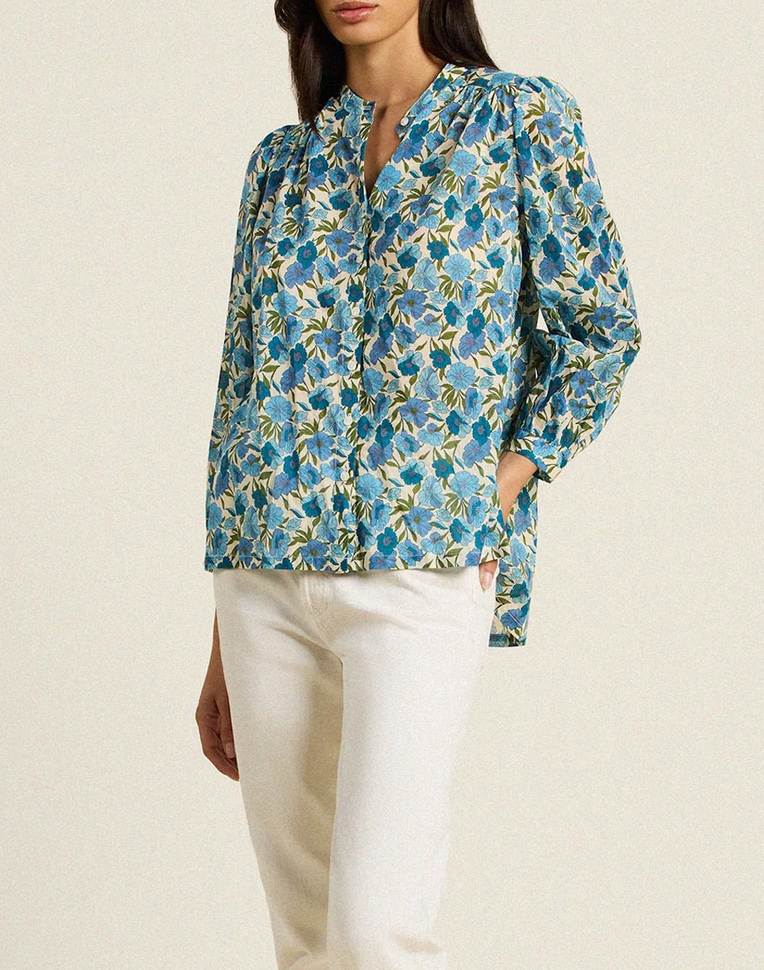 Clara blouse cielo floral