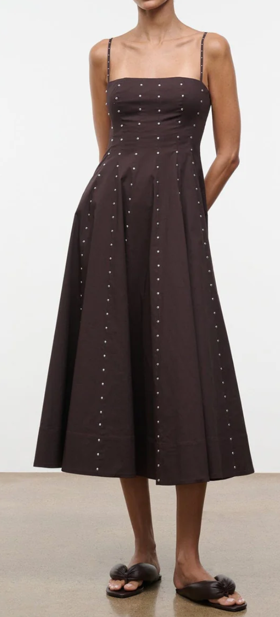 Wylie dress earth studs