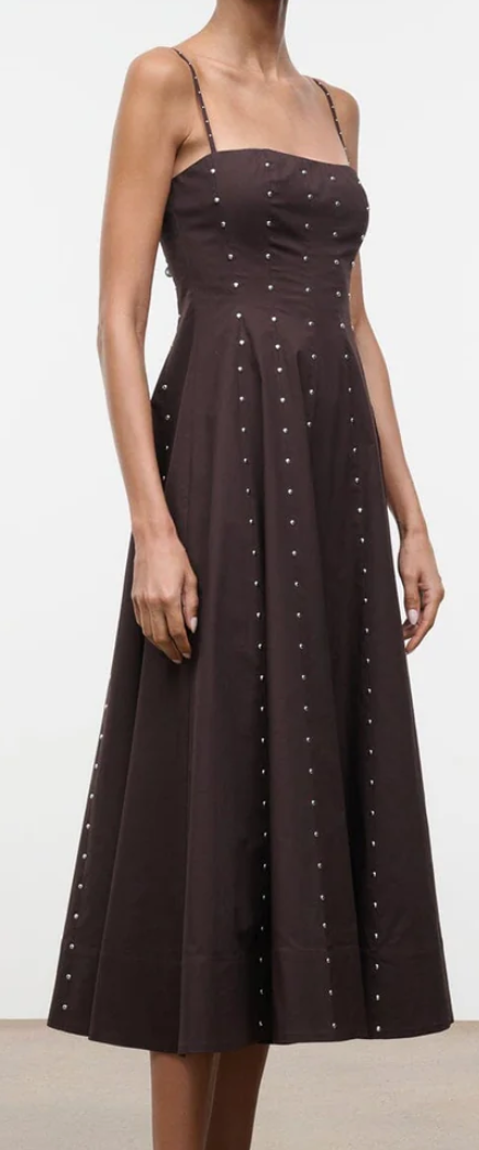 Wylie dress earth studs