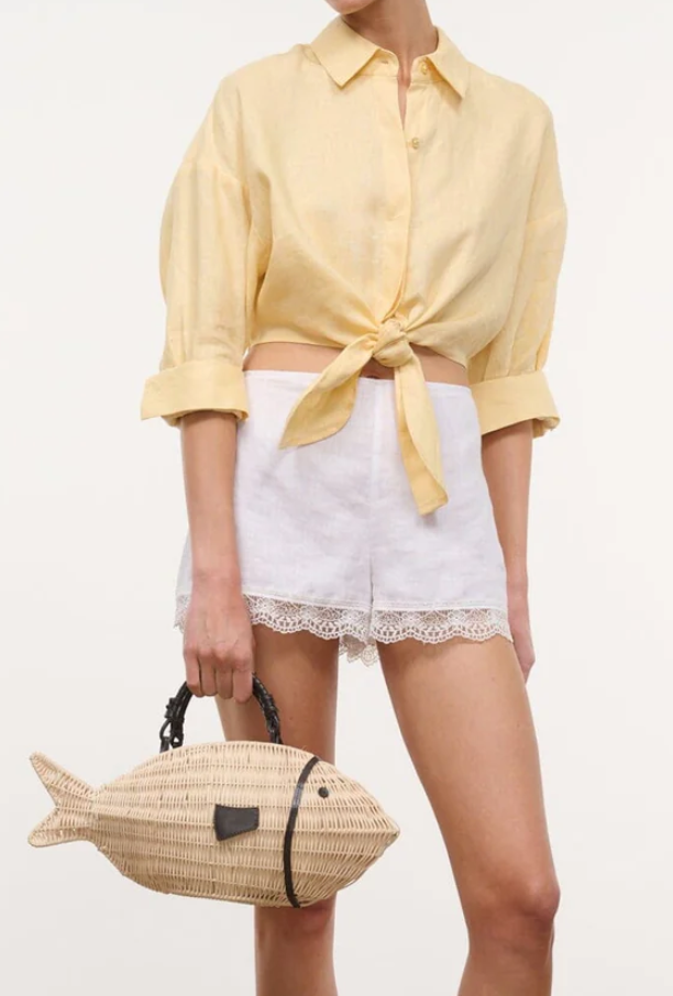 Lisa Linen top butter