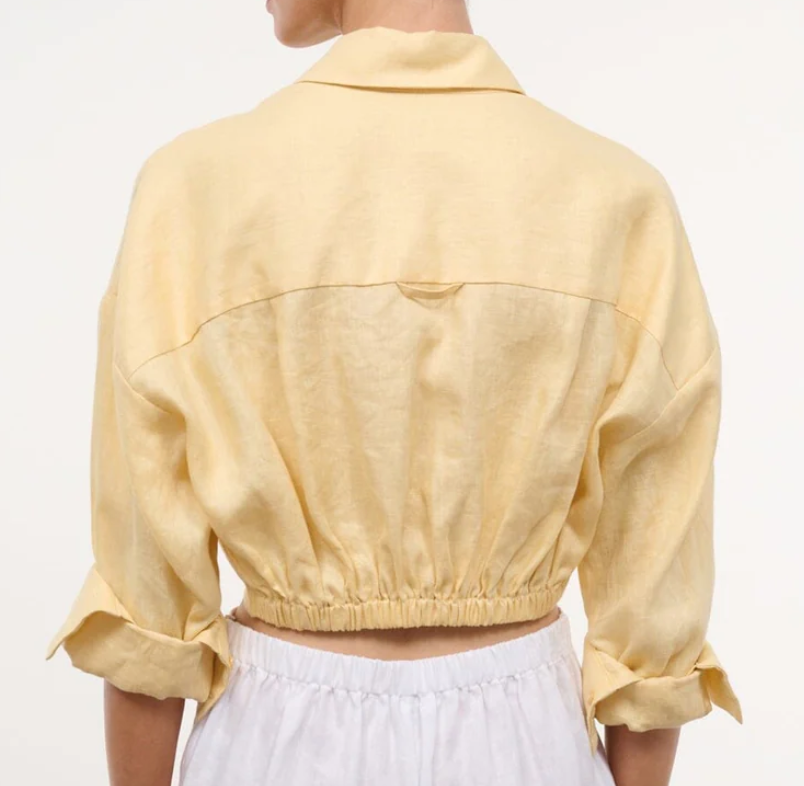 Lisa Linen top butter