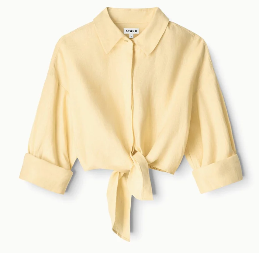 Lisa Linen top butter