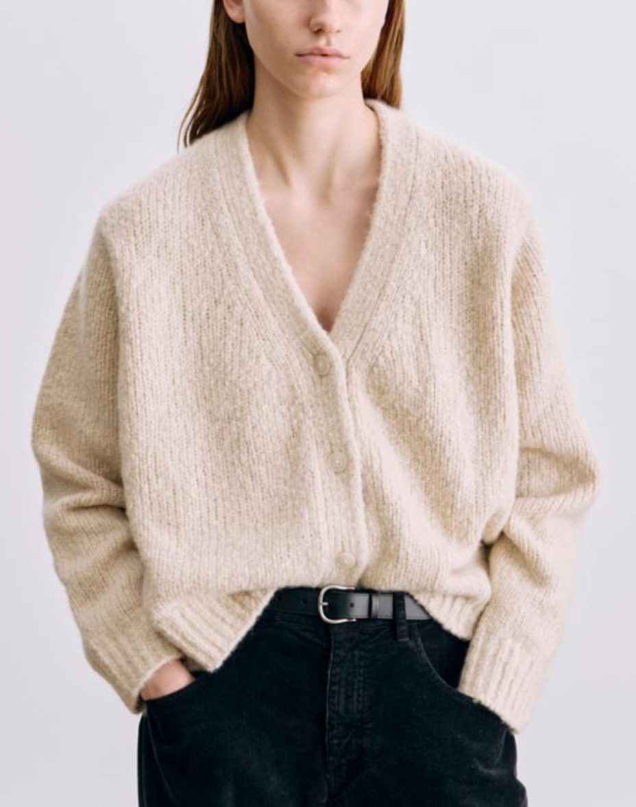 Lorana Cardigan Beige Melange
