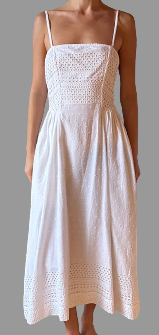 Linnea dress white