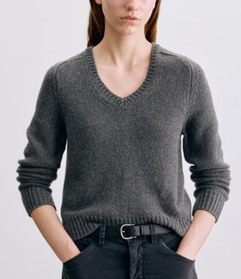 Vicki Sweater Dark Charcoal Melange