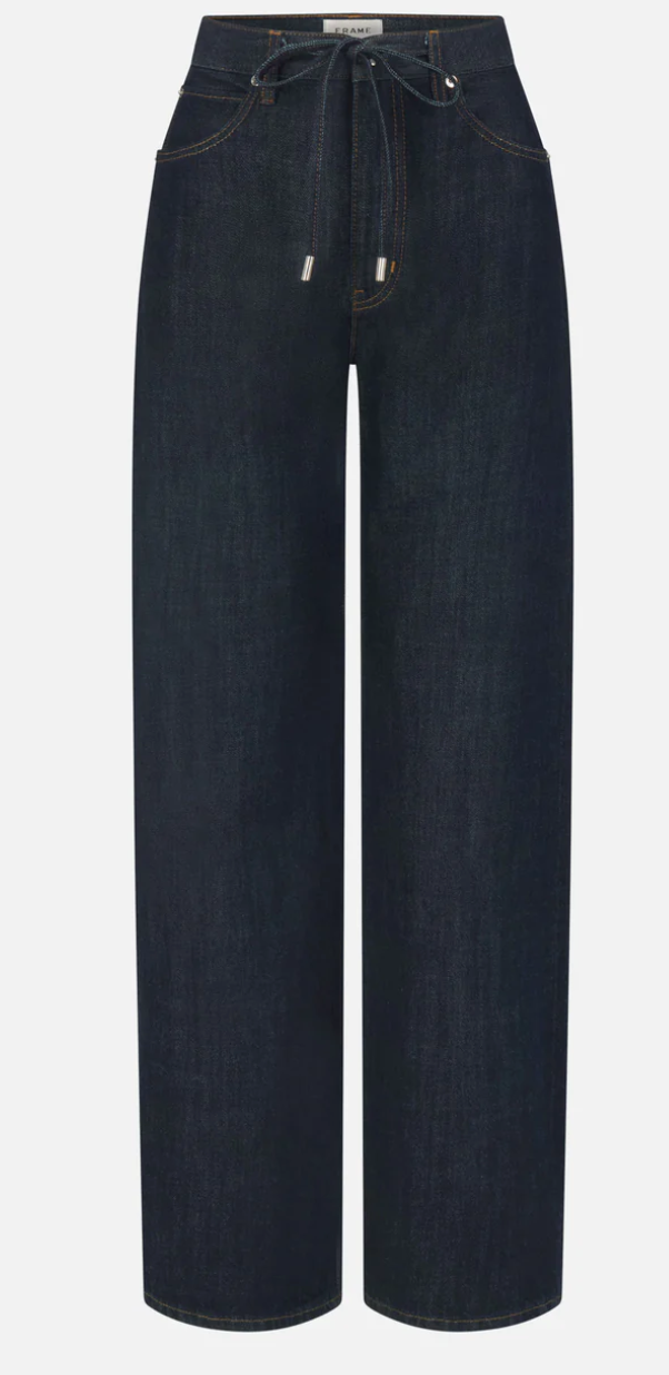 Off duty drawstring bow rinse