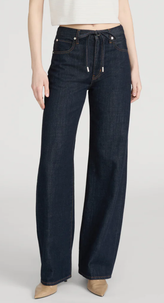 Off duty drawstring bow rinse