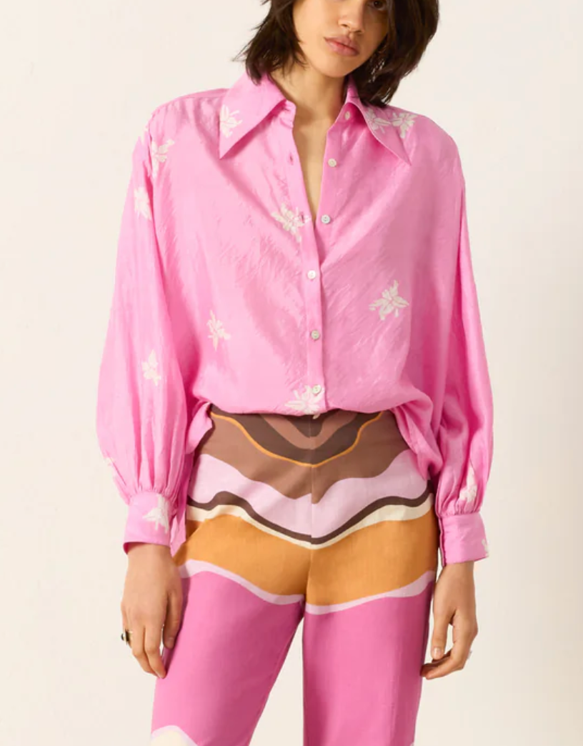 Emery pink jasmine shirt