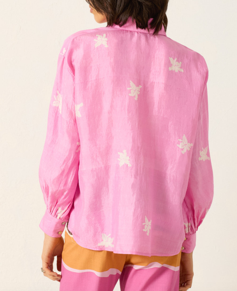 Emery pink jasmine shirt