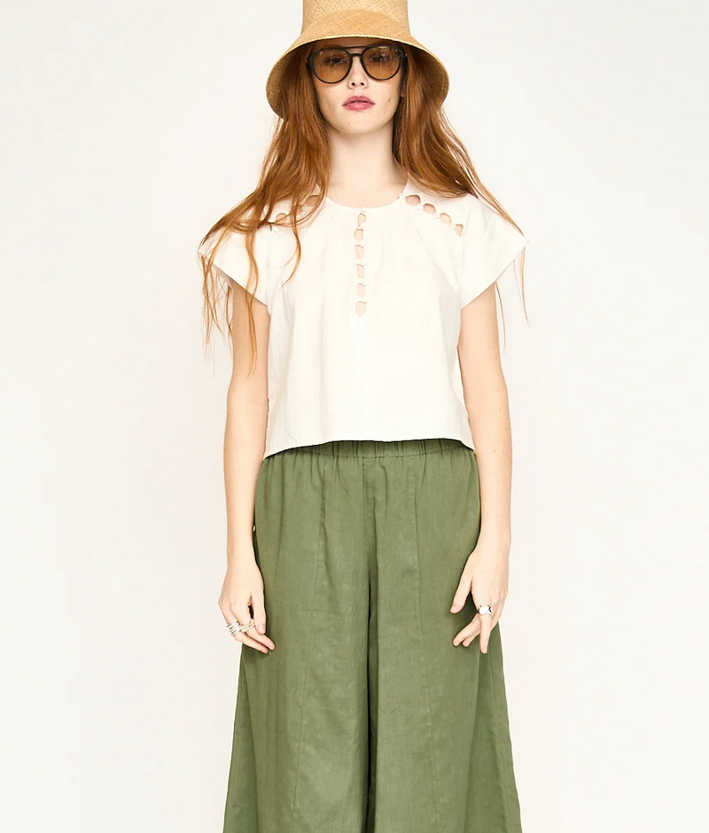 Merida top in white