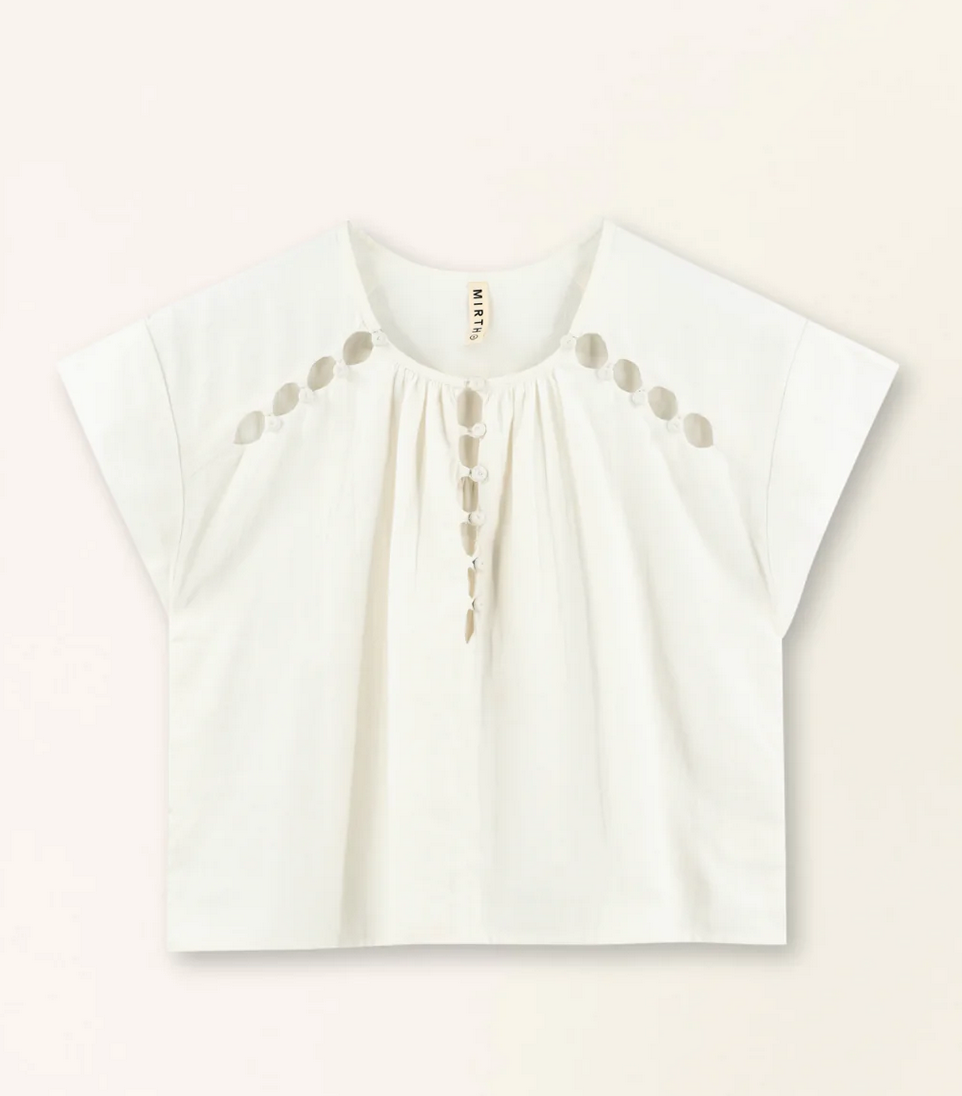 Merida top in white