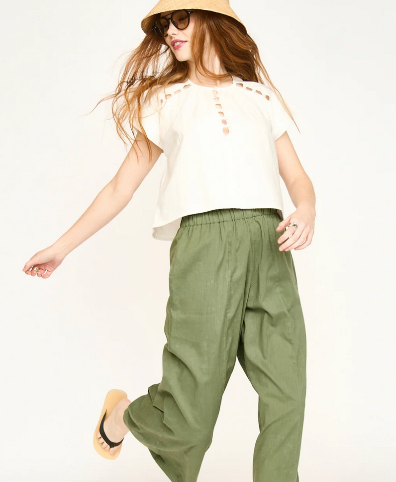 Merida top in white