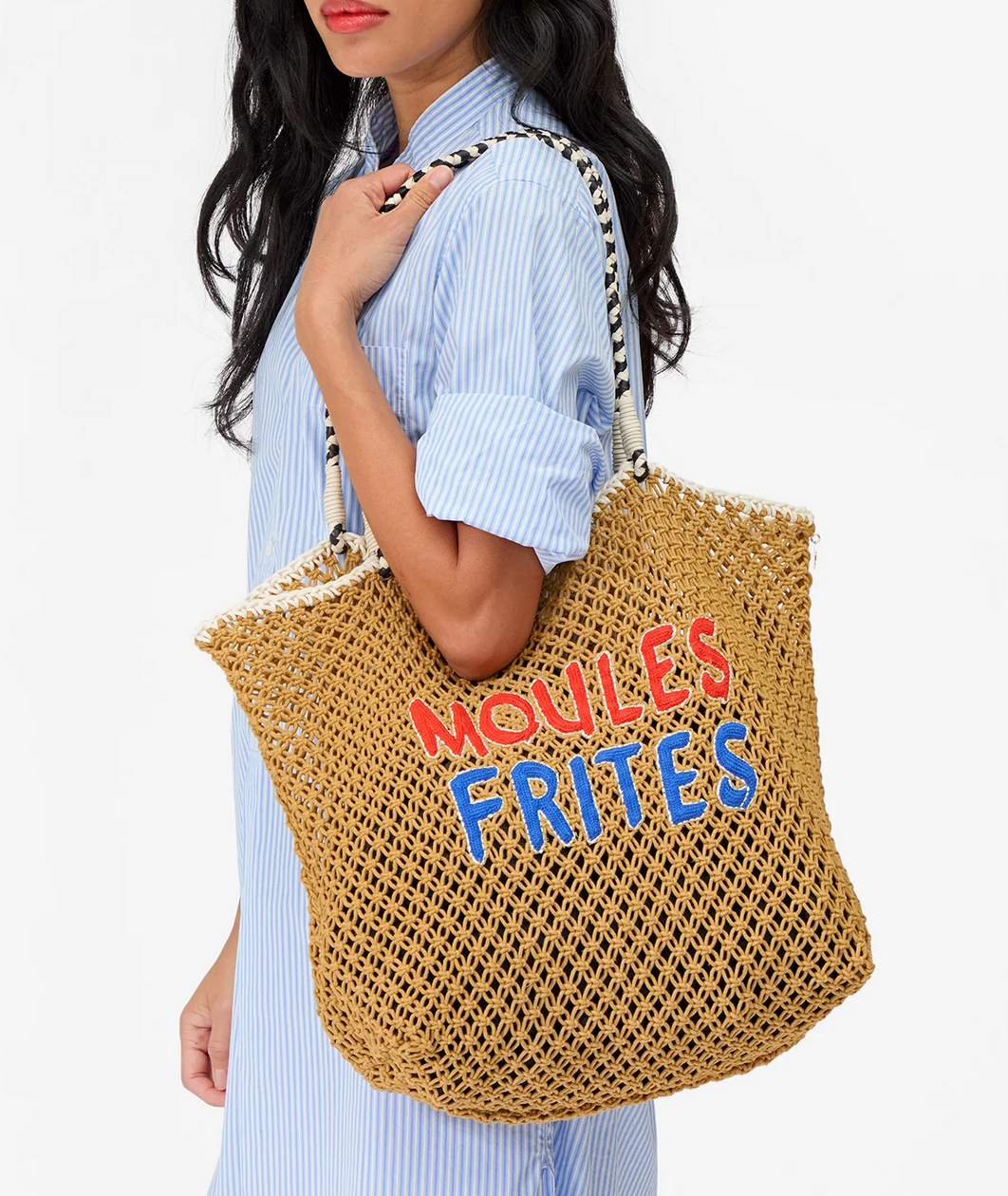 L'Été tote tan crochet Moules Frites