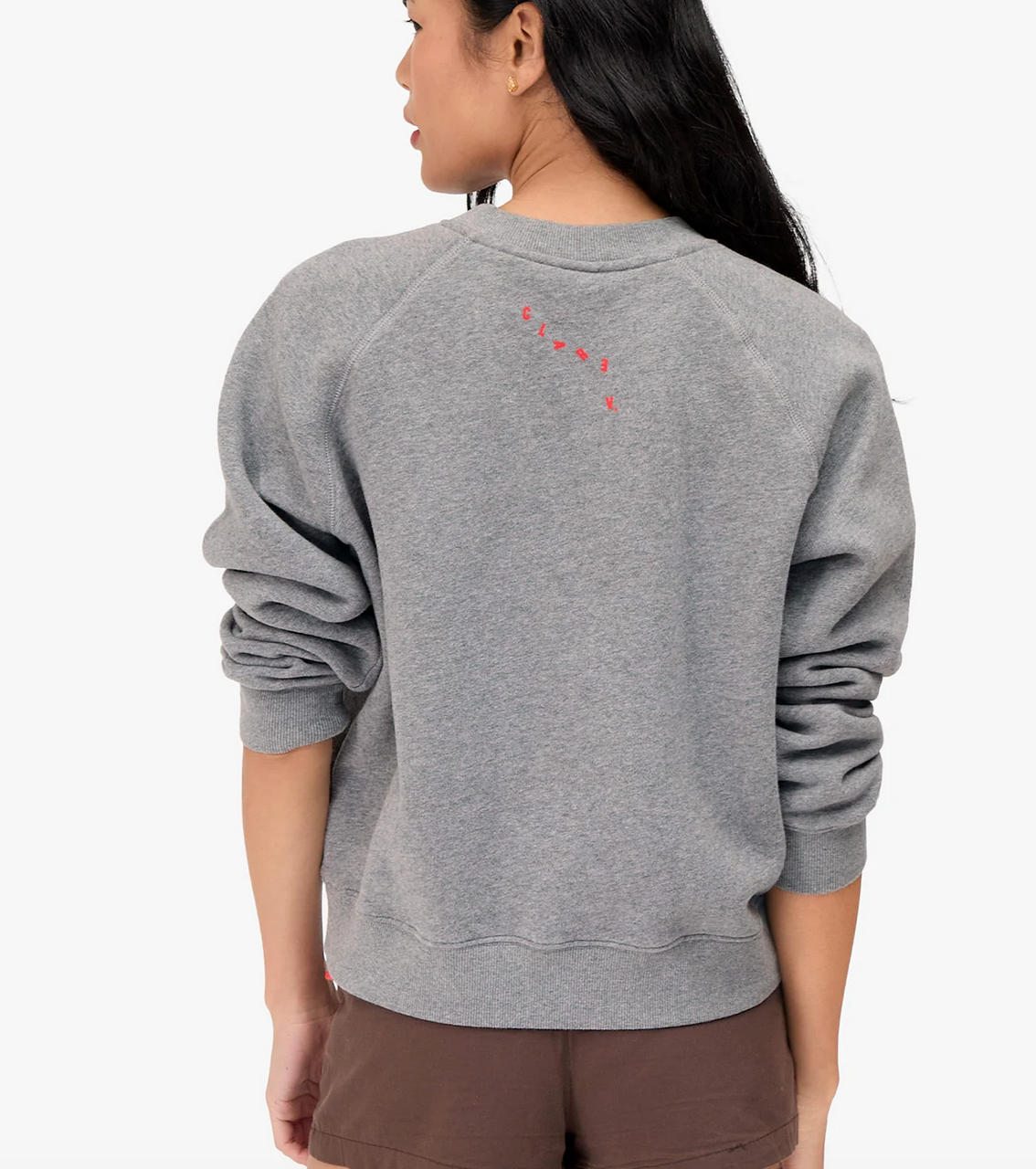 le court sweatshirt grey melange CV anchor