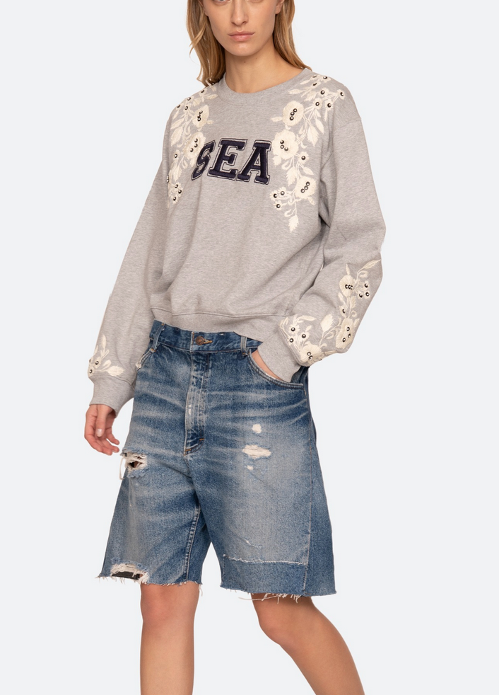 Georgie sportswear sweatshirt gray