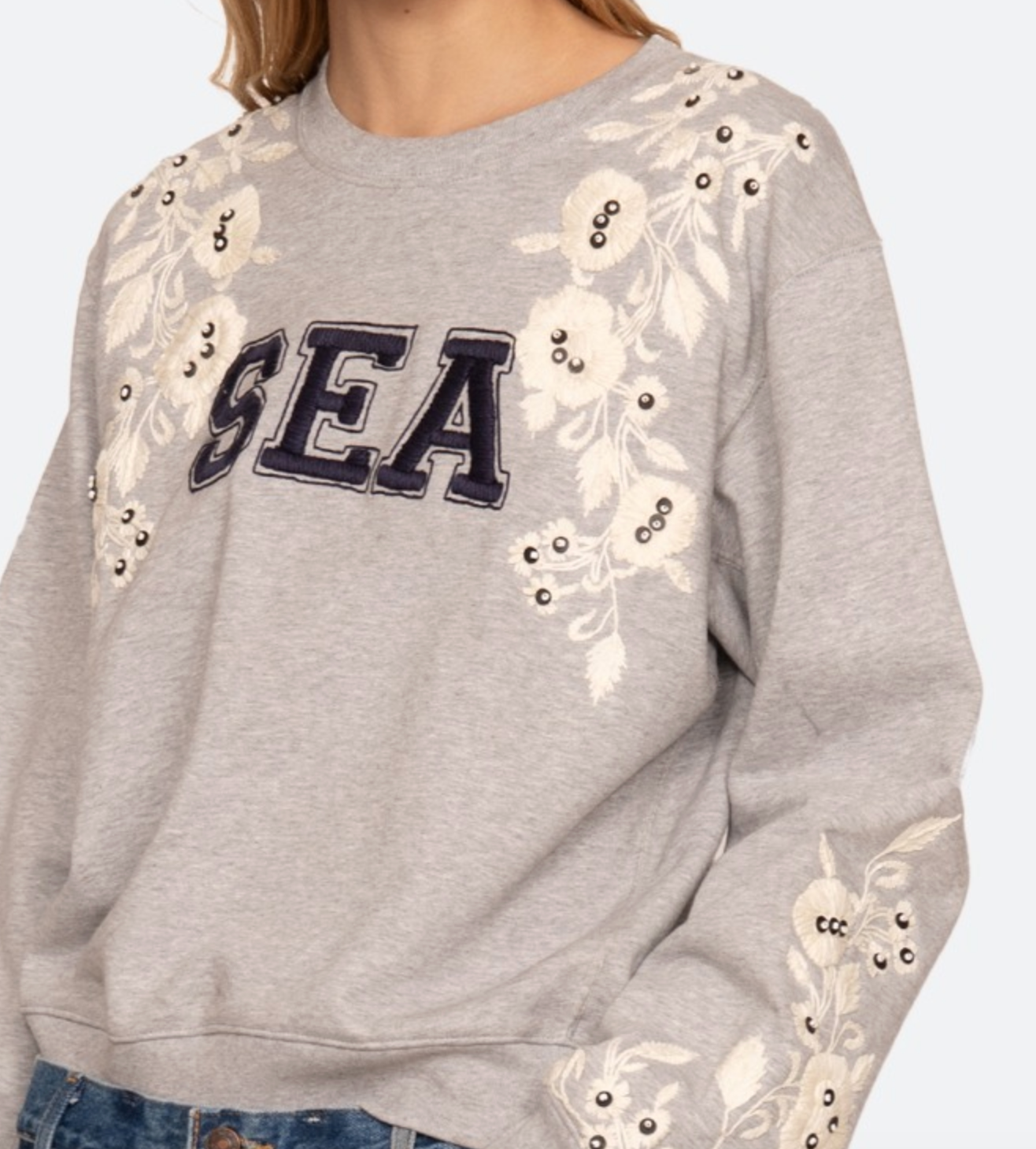 Georgie sportswear sweatshirt gray